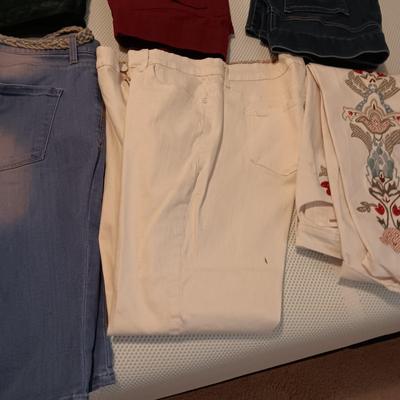 LADIES SHORTS/CAPRIS AND SLACKS SIZE 14