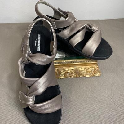 Clarks Bronze leather Sandal 7