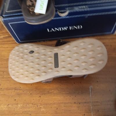 NEW LADIES LANDS' END SANDALS AND DR MUELLER LEATHER SANDALS