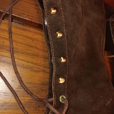 BLAST FROM THE PAST - LADIES PODOCELLI SUEDE BOOTS AND SLIP ON SHOES BY REMONTE DORNDORF (9)