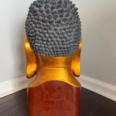 Vintage Gold Buddha Head