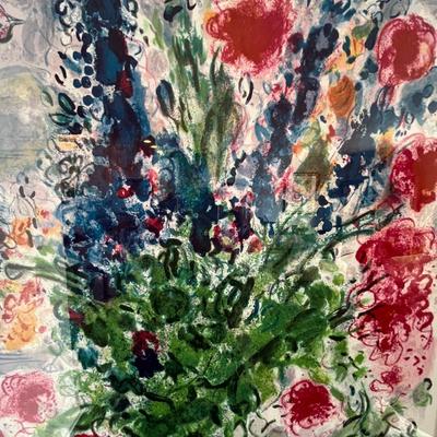 Les Lupins Bleu, After Marc Chagall