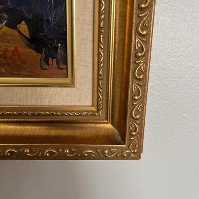 Original Oil On Canvas, Signed Garcia