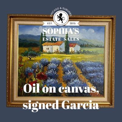 Original Oil On Canvas, Signed Garcia