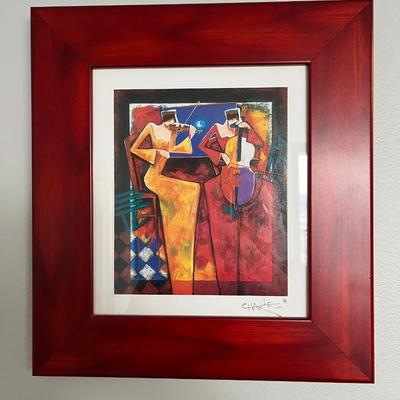 Signed Print by Charles Lee