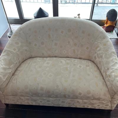 Elegant Ivory Loveseat