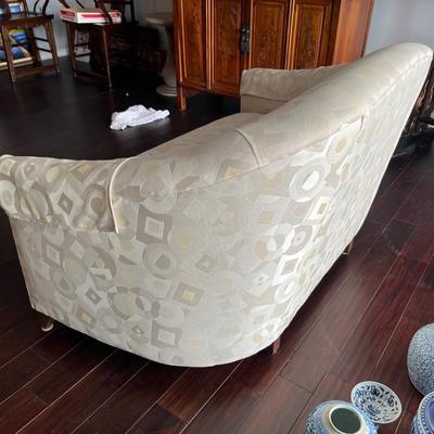 Elegant Ivory Loveseat