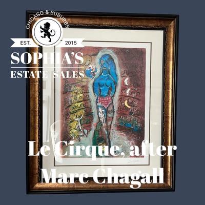 Le Cirque I, after Marc Chagall
