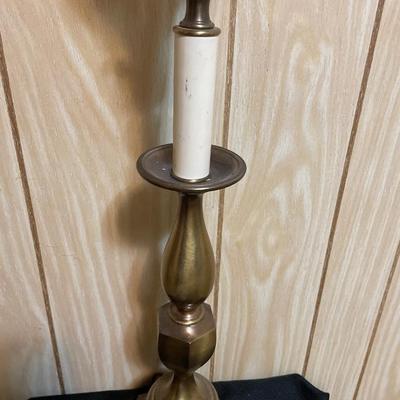 MCM brass lamp 30” tall