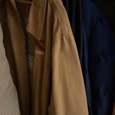 Mostly men’s jackets and coats