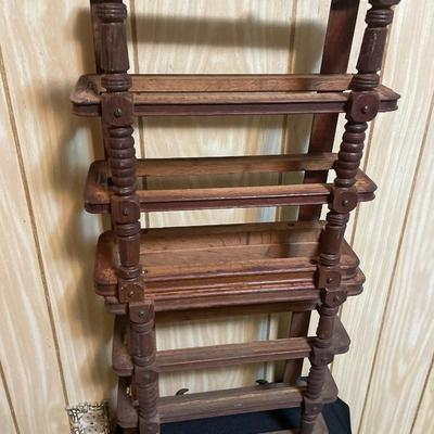 Vintage sewing machine drawer holder