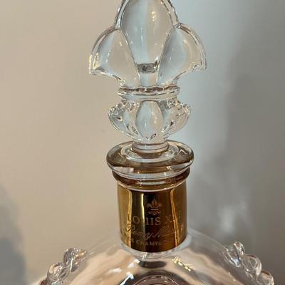 Remy Martin Louis XIII Baccarat Bottle and Red Leather Presentation Box
