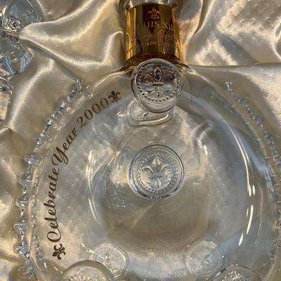 Remy Martin Louis XIII Baccarat Bottle and Red Leather Presentation Box