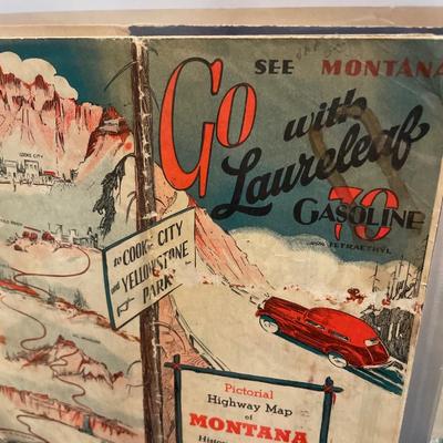 French theme binder with vintage maps