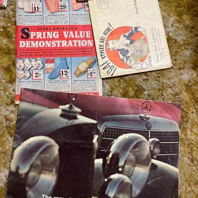 Vintage magazines, car manuals and more