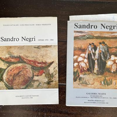 Wheat Harvest, Oil on Canvas by Sandro Negri