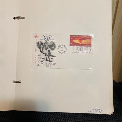 United Nation First day issued in binder