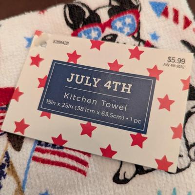 New Fourth Of July Cats & Dogs Kitchen Towels