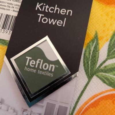 New Roses & Oranges Kitchen Towels