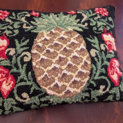 Assortment Of Needle Work Throw Pillows (See All Pictures)