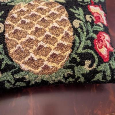 Assortment Of Needle Work Throw Pillows (See All Pictures)