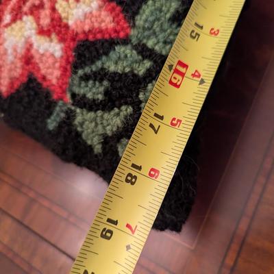 Assortment Of Needle Work Throw Pillows (See All Pictures)