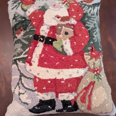 Assortment Of Needle Work Throw Pillows (See All Pictures)