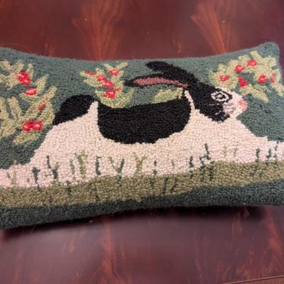 Assortment Of Needle Work Throw Pillows (See All Pictures)