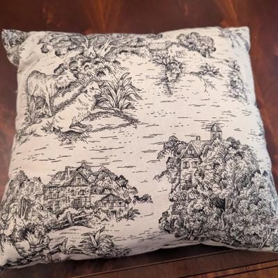 Assortment Of Needle Work Throw Pillows (See All Pictures)