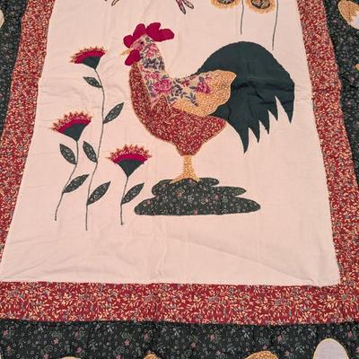 Rooster Throw Approx 45 1/2" x 7 1/2"