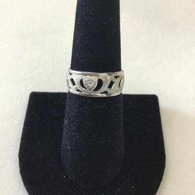 Vintage sterling silver fashion ring