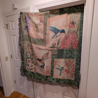 Humming Bird & Cat Throws