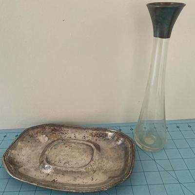 Vase and tray