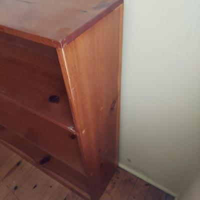 Two Solid Wood Bookshelves (B2-BBL)