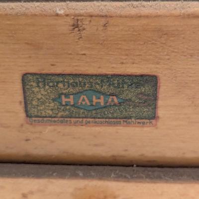 Antique Harhaus-Muhle "HAHA" Conical Burr Coffee Mill
