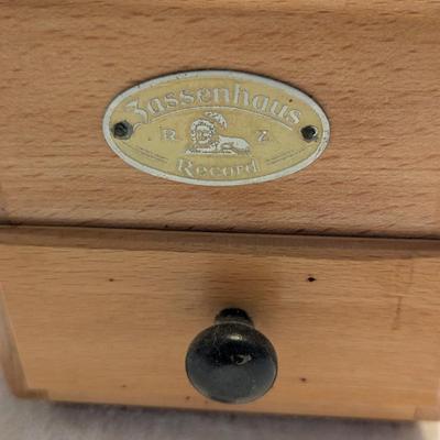 Vintage German Zassenhaus Coffee Record Grinder