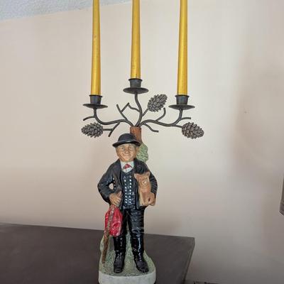 Hand Painted Made In Italy Candle Holder