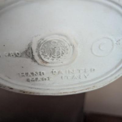 Hand Painted Made In Italy Candle Holder