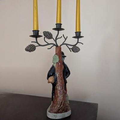 Hand Painted Made In Italy Candle Holder