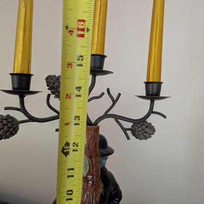 Hand Painted Made In Italy Candle Holder