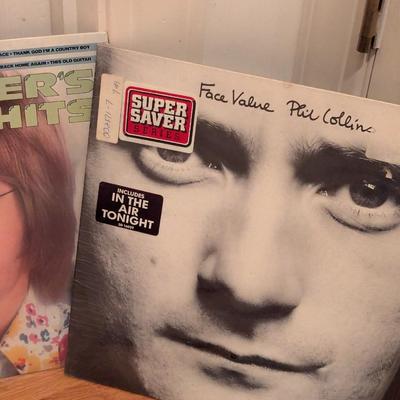 Assortment Of Records Various Artists Elvis Elton John Phil Collins
