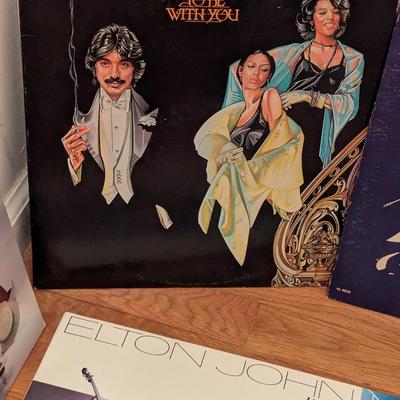 Assortment Of Records Various Artists Elvis Elton John Phil Collins