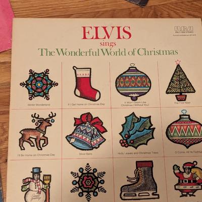 Assortment Of Records Various Artists Elvis Elton John Phil Collins