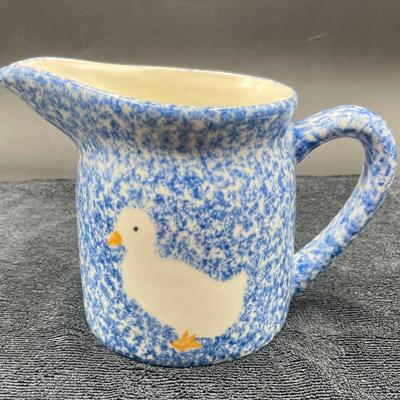 Ceramic Pitcher with Duck