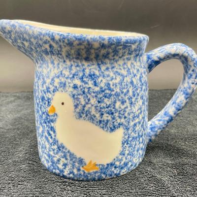 Ceramic Pitcher with Duck