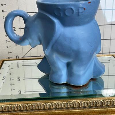 Frankoma 1969 Nixon Agnew GOP Elephant Planter