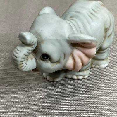 3 piece Vintage HOMCO Baby Elephant Set