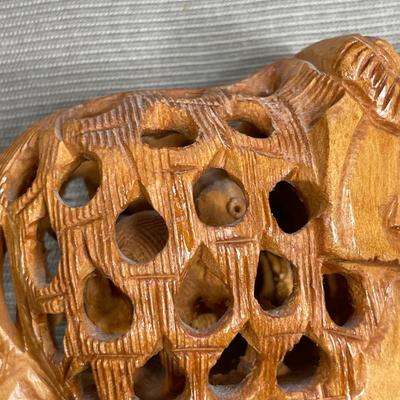 Set of 3 Handmade some Hand carved Elephants