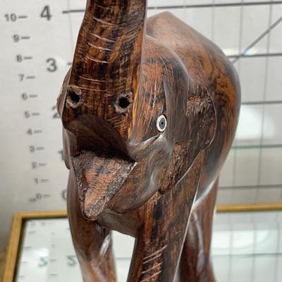 Set of 3 Handmade some Hand carved Elephants