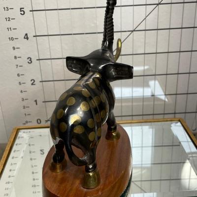 2 Vintage Brass Elephants Engraved and more